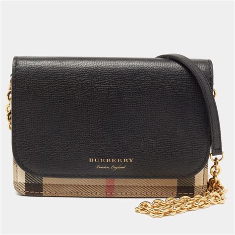 burberry canvas scrunchy purse black|burberry leather handbags.